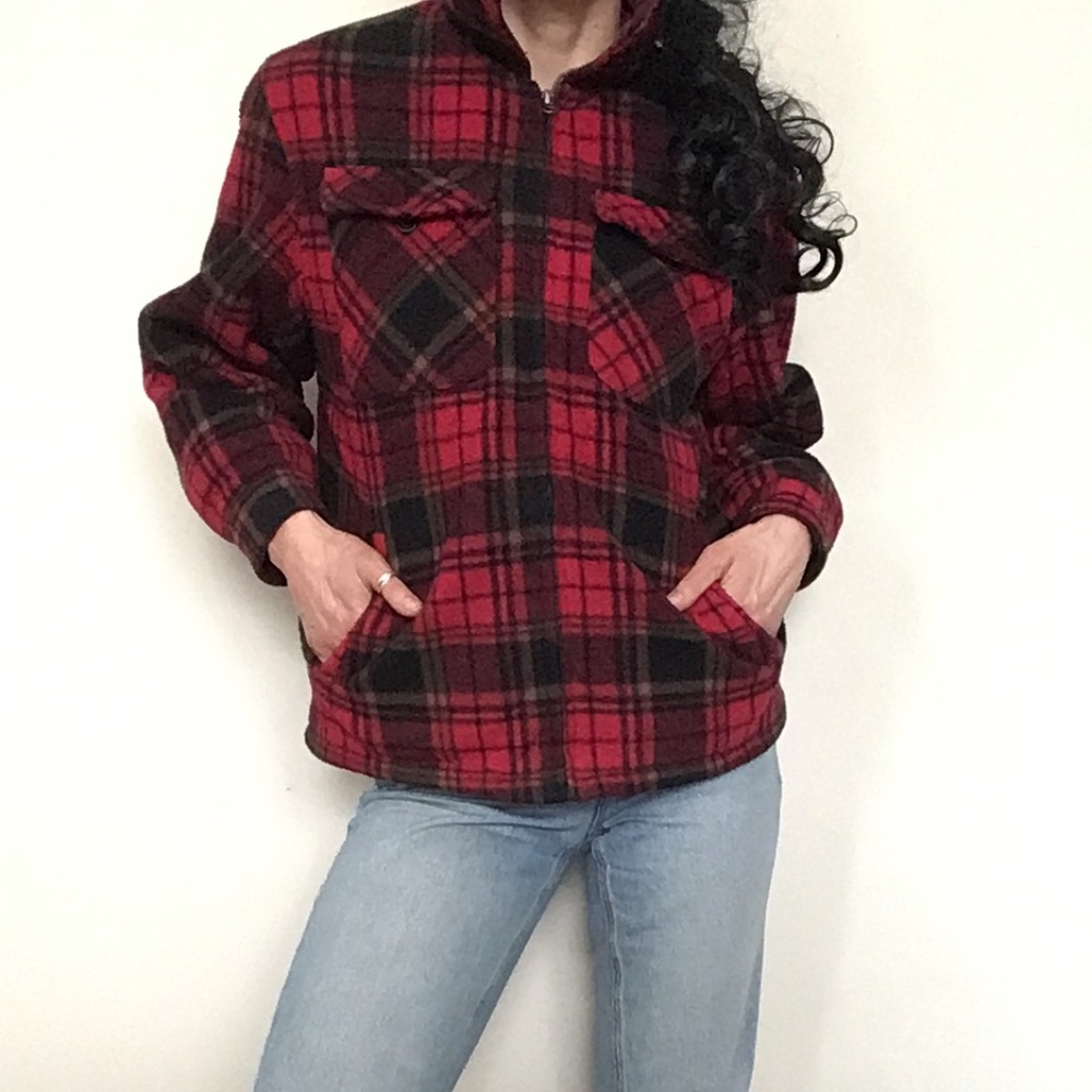 Red Plaid Jacket - Picture 6 of 16